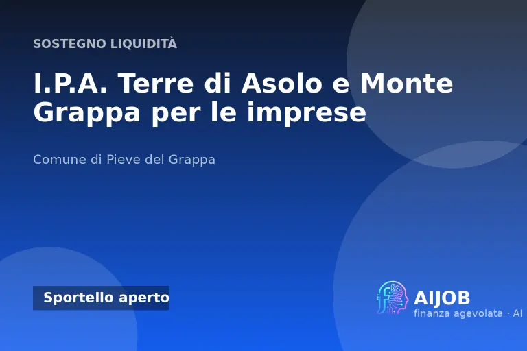 I.P.A. Terre di Asolo e Monte Grappa per le imprese