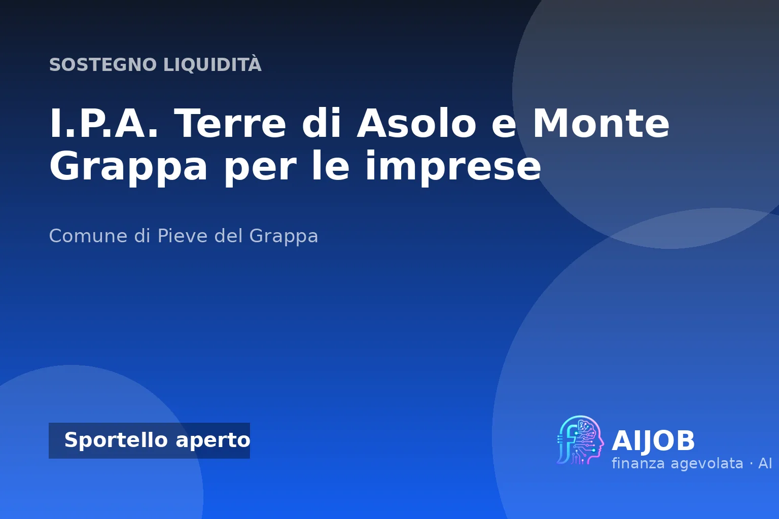 I.P.A. Terre di Asolo e Monte Grappa per le imprese