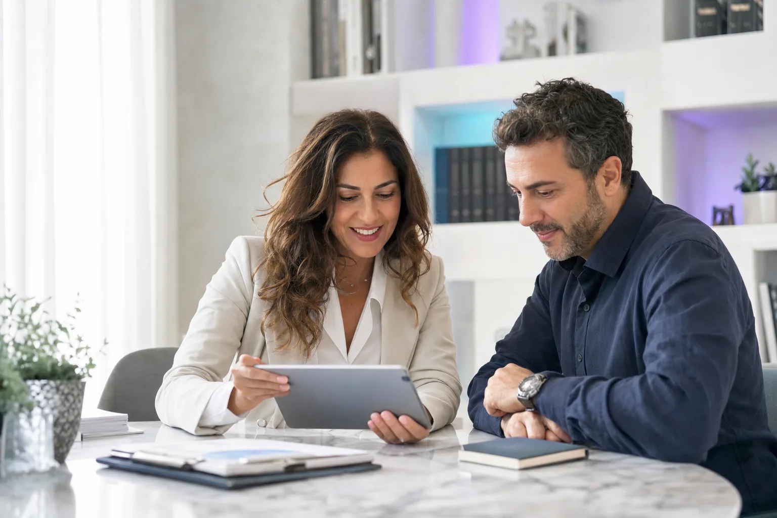 Consulente AiJob con un cliente
