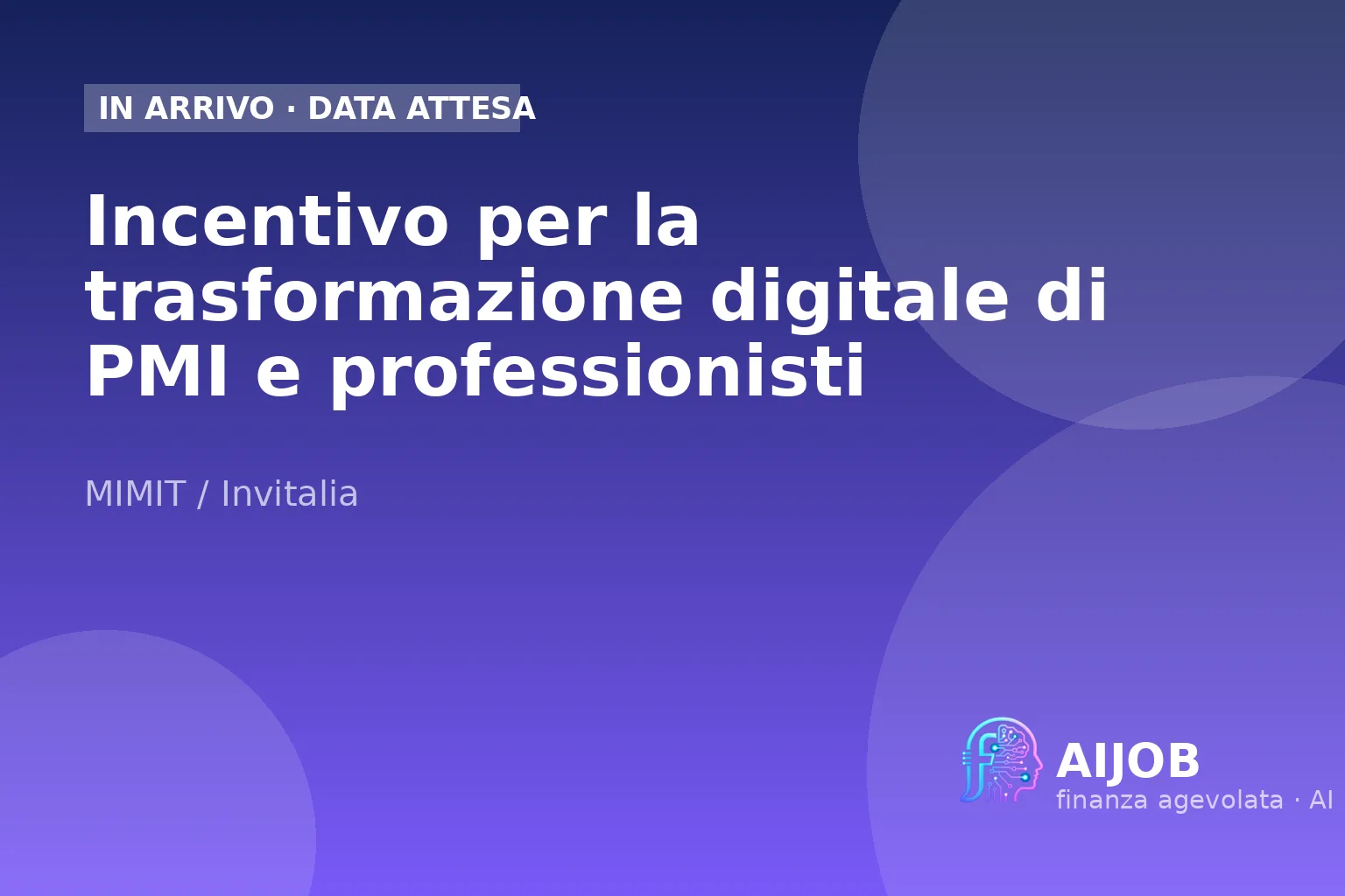 Incentivo trasformazione digitale PMI e professionisti: guida 2026