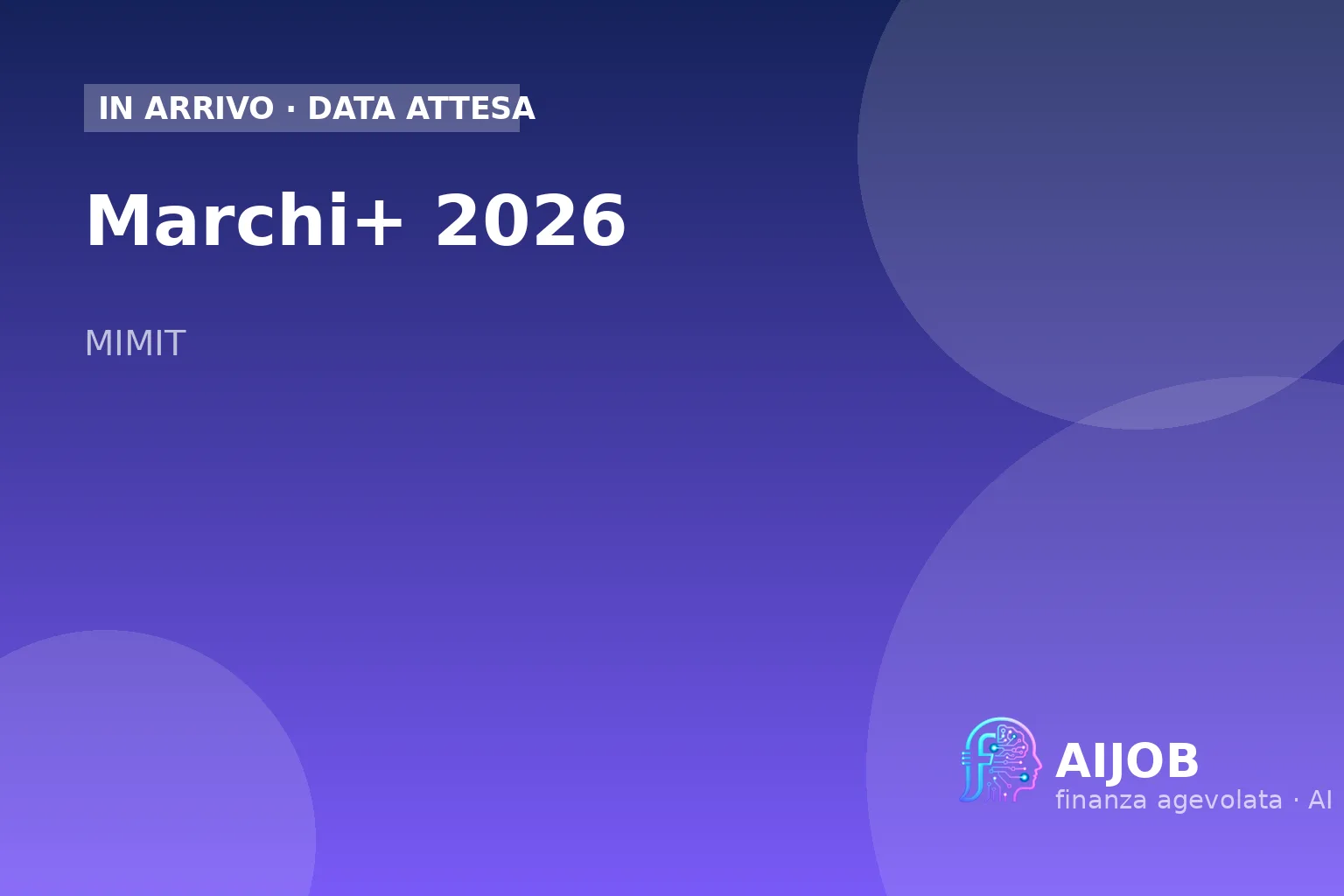 Marchi+ 2026: guida all'apertura e cosa preparare