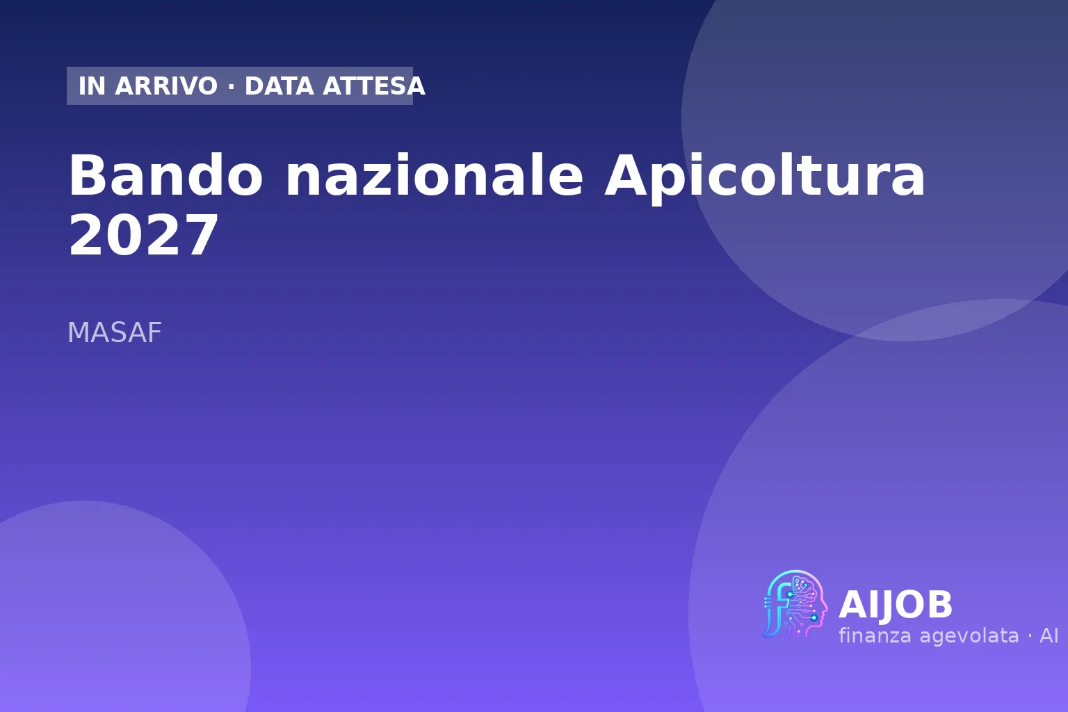 Bando Apicoltura 2027: domande chiuse, cosa fare ora